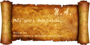 Mágori Adelaida névjegykártya